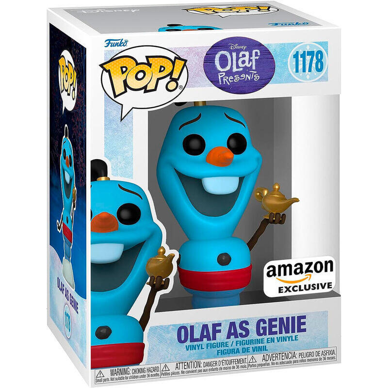 Figura pop disney olaf present olaf as genie exclusive