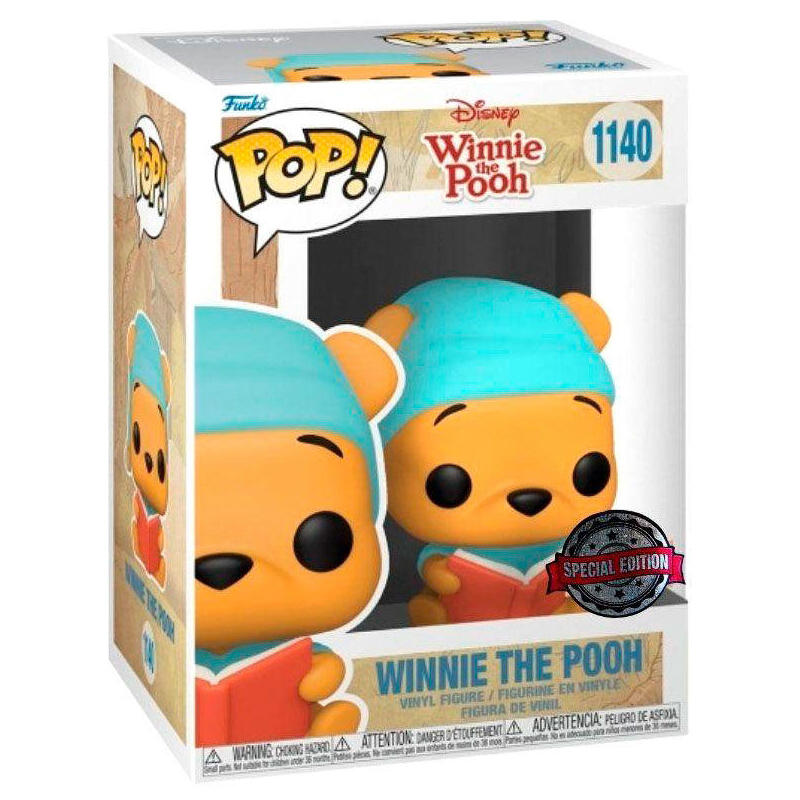 Figura pop disney winnie – winnie reading book exclusive