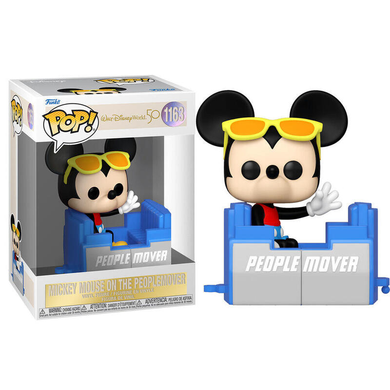 Figura pop disney world 50th anniversary mickey people mover