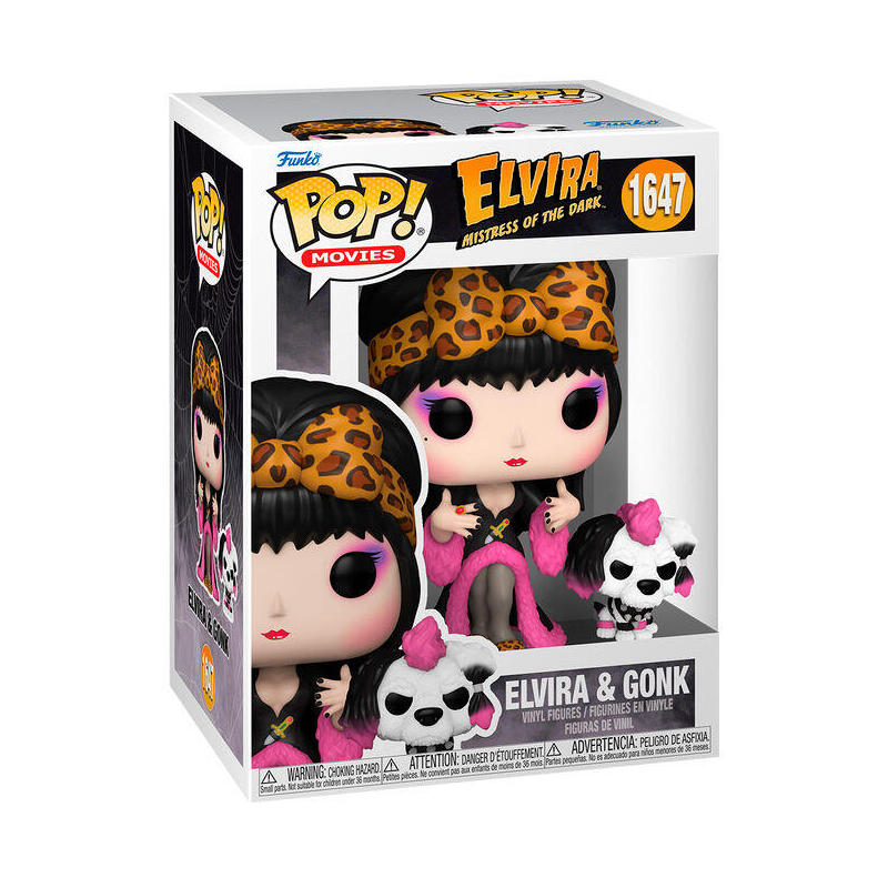 Figura pop elvira mistress of the dark elvira & gonk