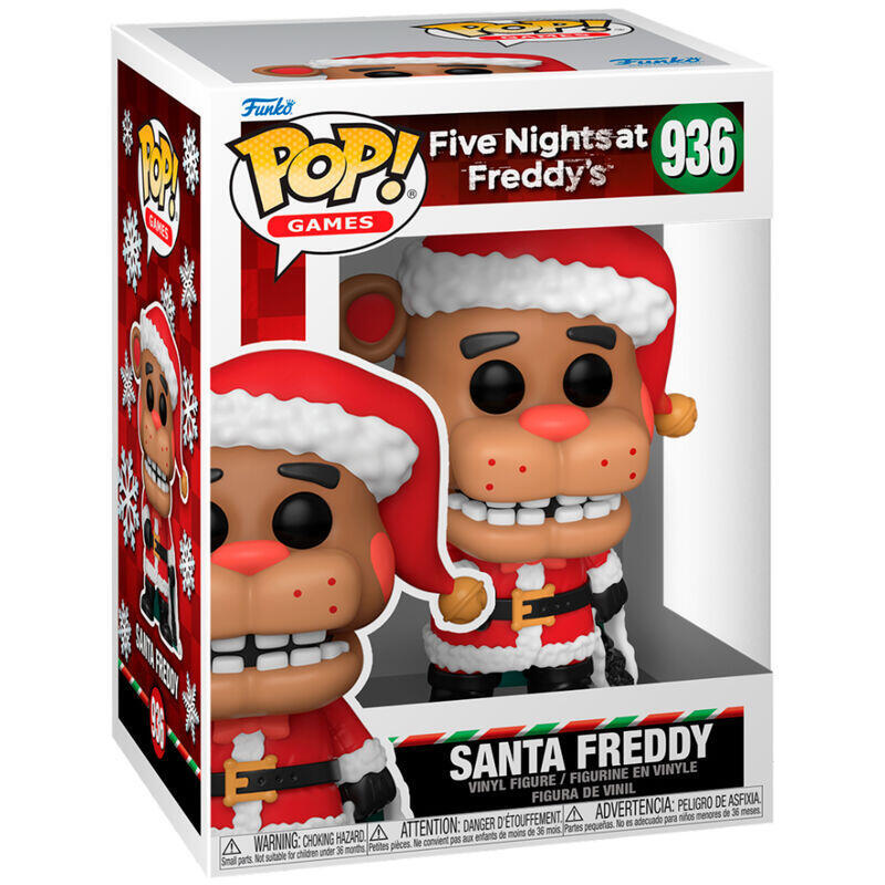 Figura pop five nights at freddys holiday santa freddy
