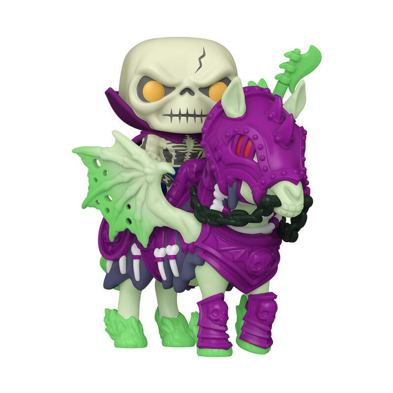 Figura pop funko fusion rides masters of the universe scare mare & scare glow