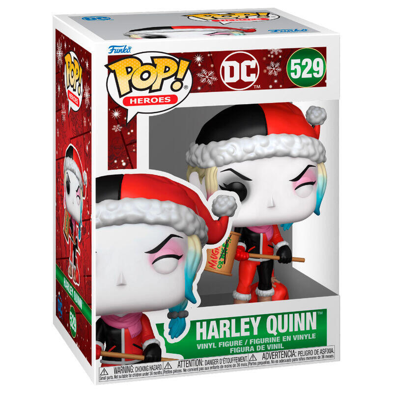 Figura pop! harley quinn holiday – dc comics