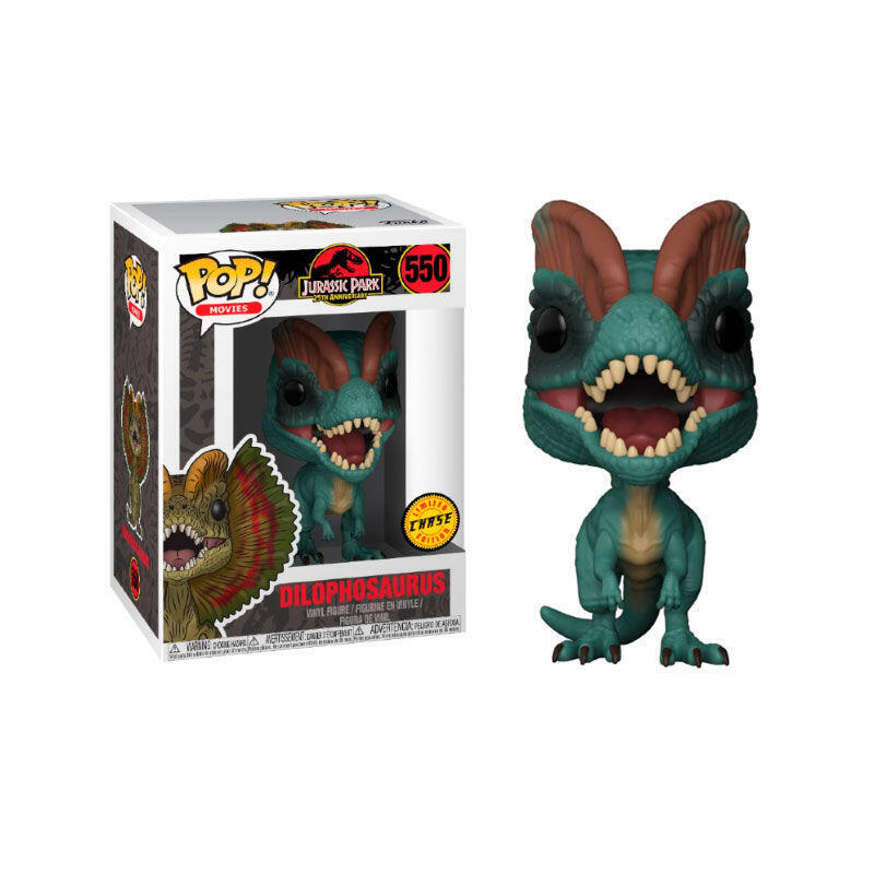 Figura pop jurassic park dilophosaurus chase