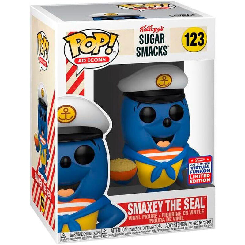 Figura pop kellogg’s sugar smacks smaxey the seal exclusive