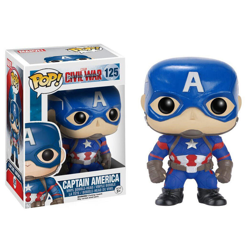 Figura pop! marvel capitán américa civil war