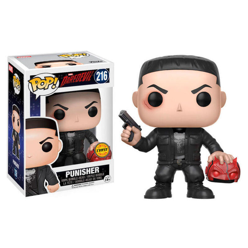 Figura pop marvel daredevil punisher chase