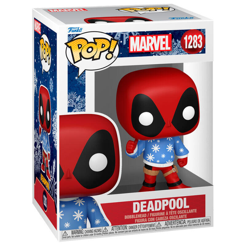 Figura pop marvel holiday deadpool