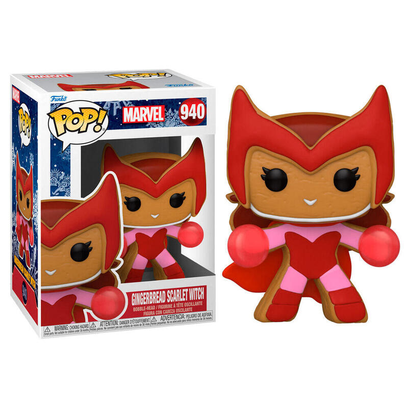 Figura pop marvel holiday scarlet witch