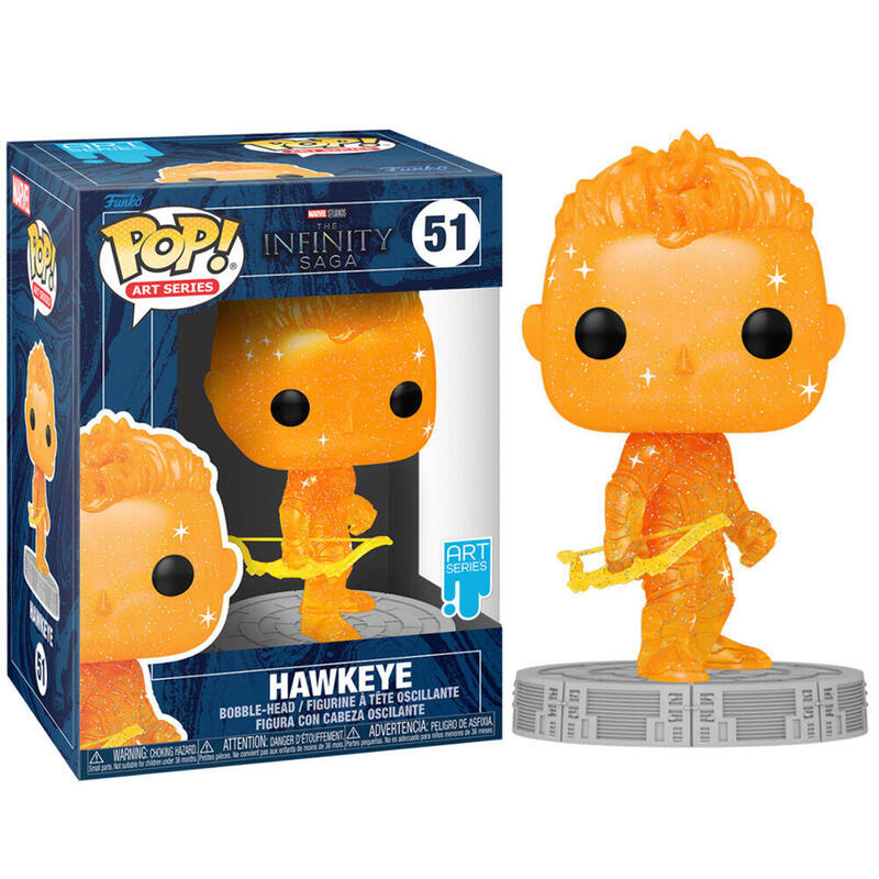 Figura pop marvel infinity saga hawkeye orange