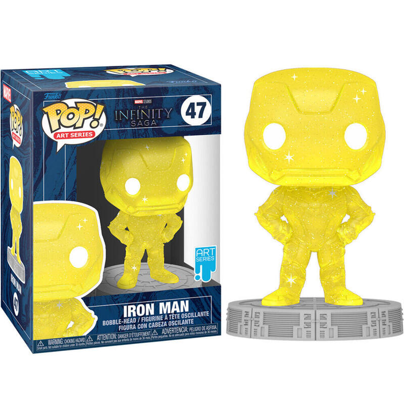 Figura pop marvel infinity saga iron man yellow