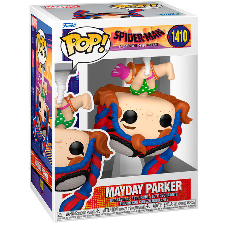 Figura pop marvel spiderman across the spider-verse mayday parker
