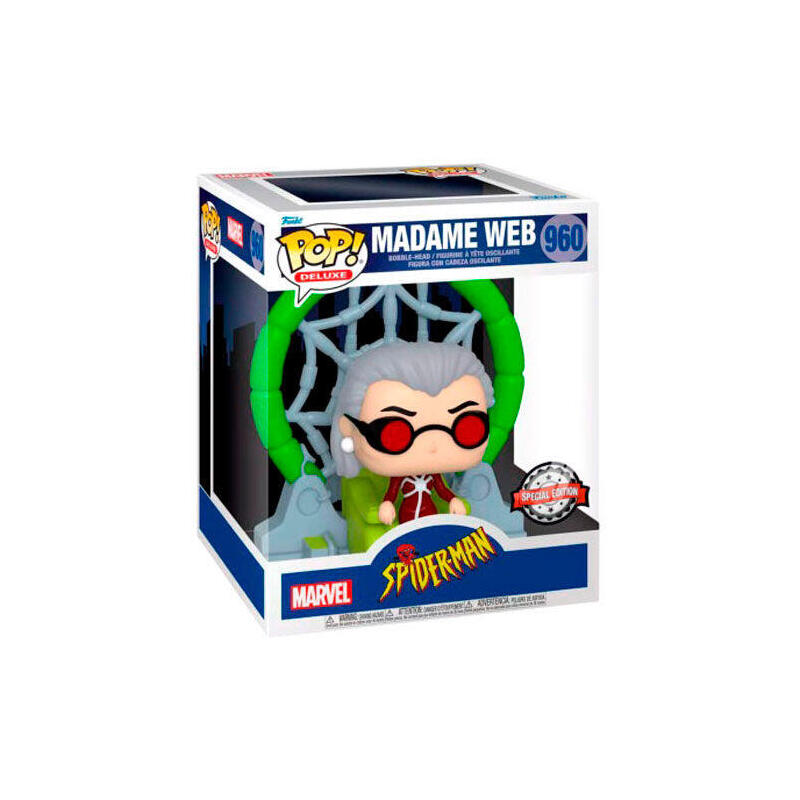 Figura pop marvel spiderman madame web exclusive