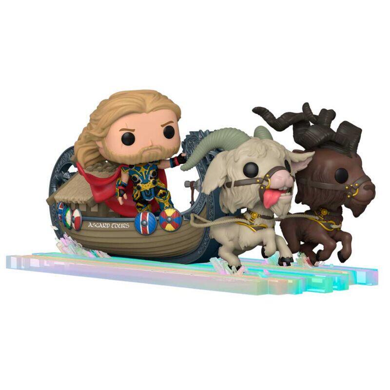 Figura pop marvel thor love and thunder thor goat boat