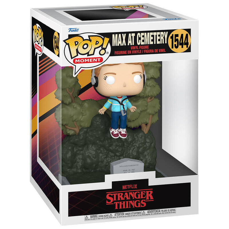 Figura pop moments stranger things max at cemetery