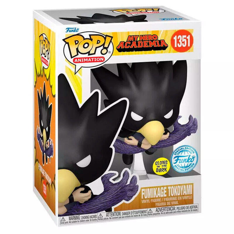 Figura pop my hero academia fumikage tokoyami exclusive