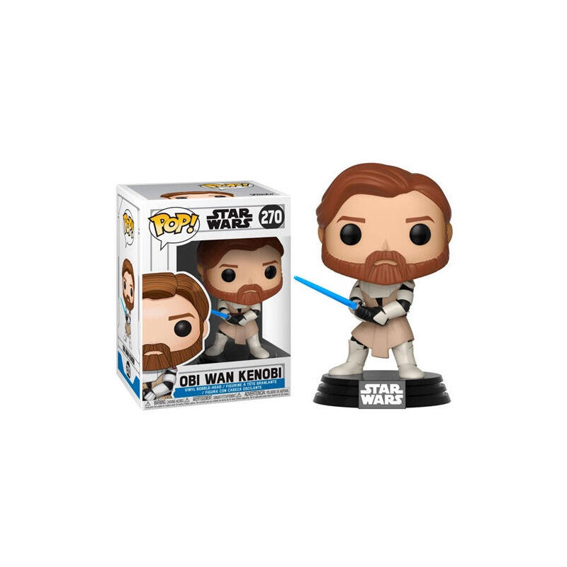 Figura pop star wars clone wars obi wan kenobi