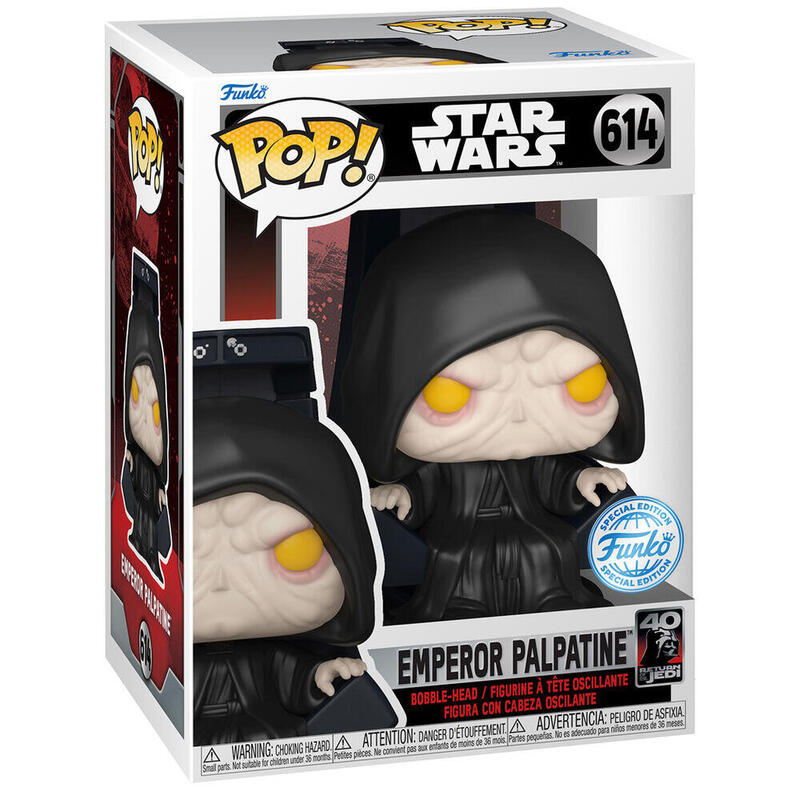 Figura pop star wars emperor palpatine exclusive