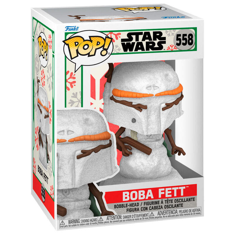 Figura pop star wars holiday boba fett