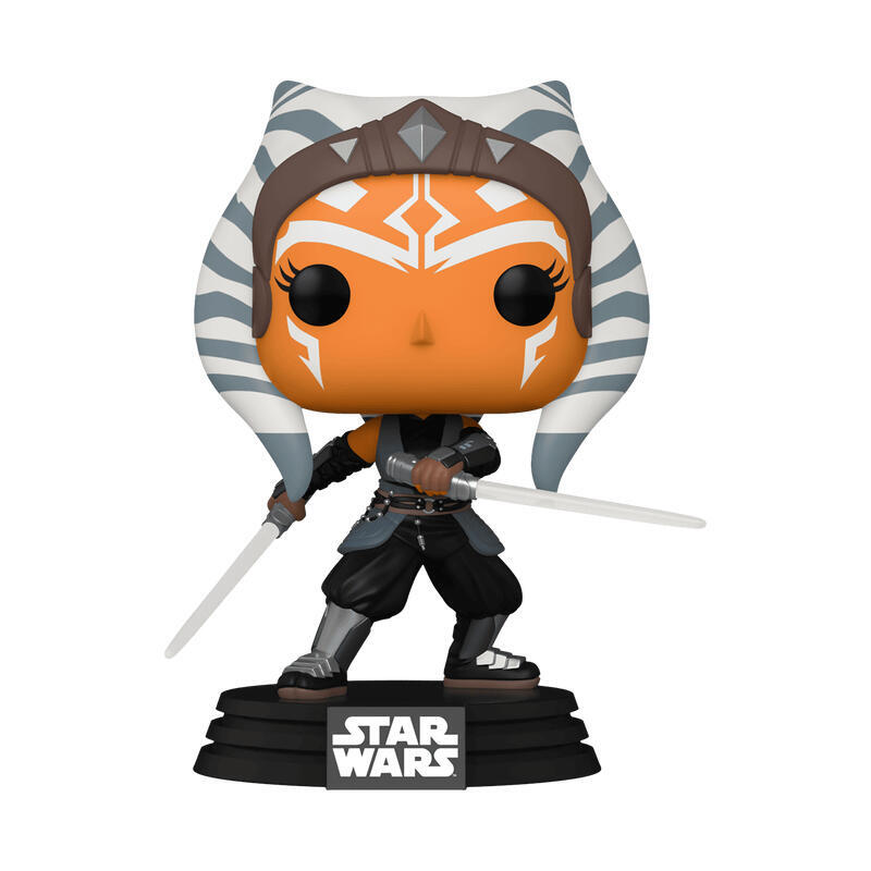 Figura pop star wars mandalorian ahsoka with sabers