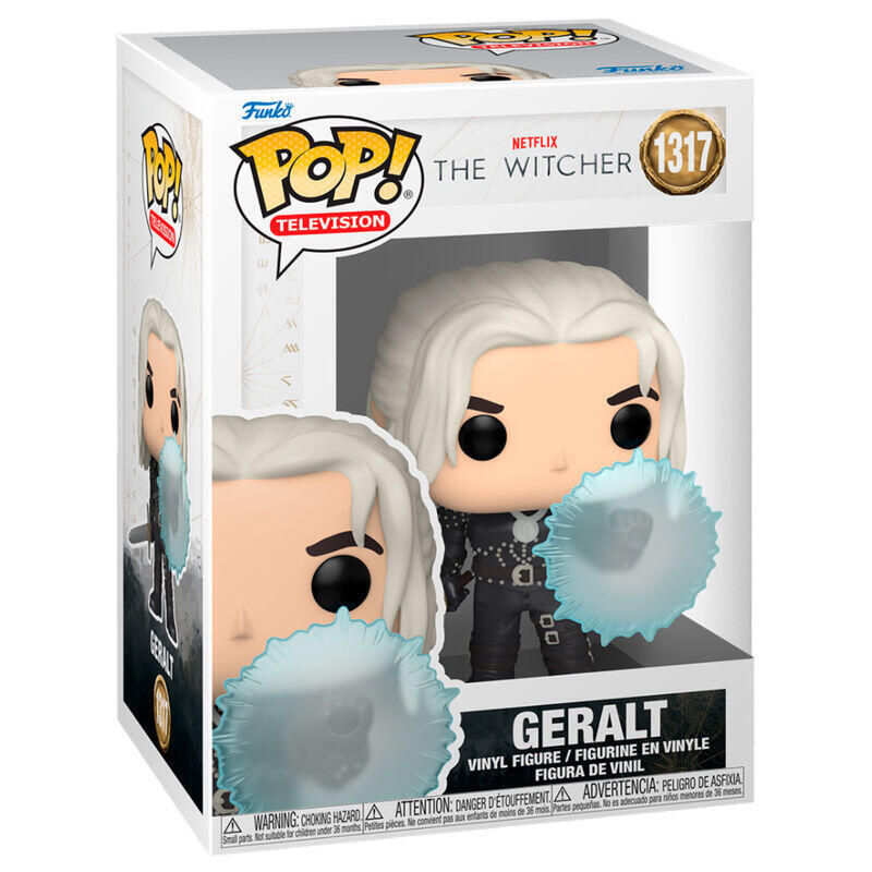 Figura pop the witcher geralt with shield