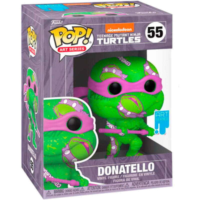 Figura pop tortugas ninja donatello artist + case exclusive