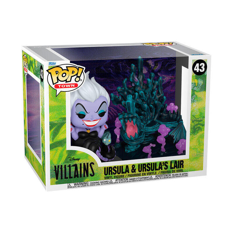 Figura pop ursula y su guarida – disney villains