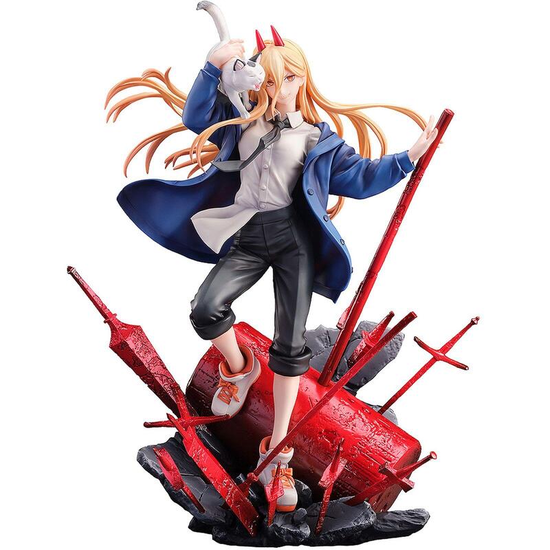 Figura power & meowy fig. 28 cm chainsaw man 1/7 scale