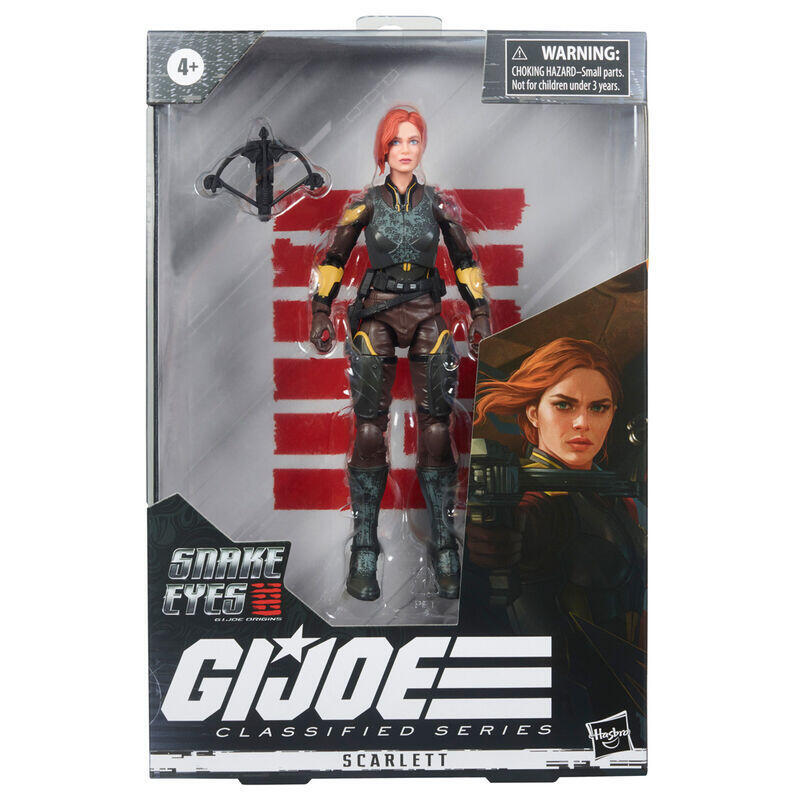 Figura scarlett 20 g.i. joe classified series – snake eyes: g.i. joe origins 15cm