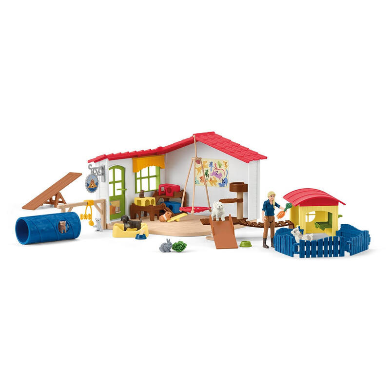 Figura schleich farm world hotel de animales, 42607