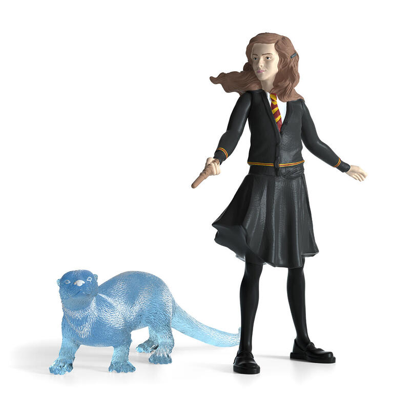Figura schleich wizarding world hermione granger & patronus de juguete 42681