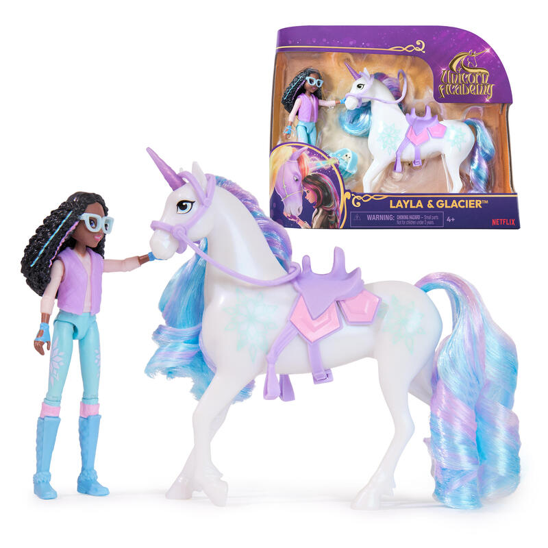 Figura  spin master unicorn academy – set glaciar layla y unicornio 6066849