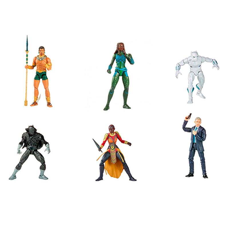 Figura surtido black panther 8 fig 15 cm black panther wakanda forever marvel legends f34315l0