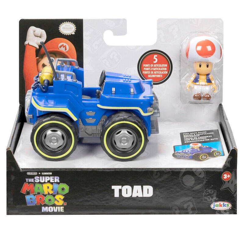 Figura toad kart la pelicula mario kart 7cm