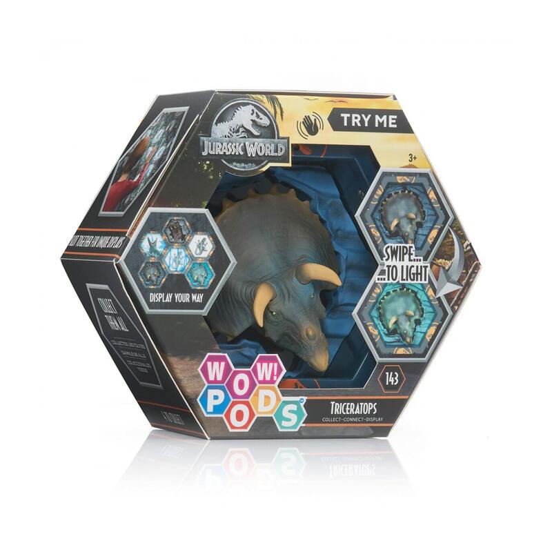 Figura wow! pod jurassic world dominion triceratops