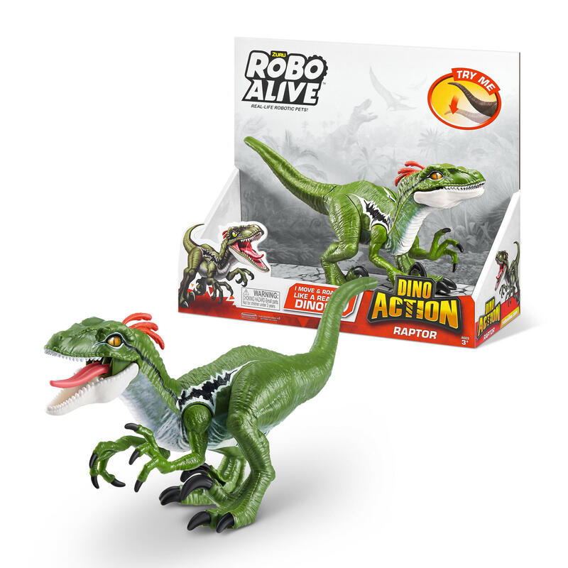 Figura zuru robo alive dino action raptor, 7172