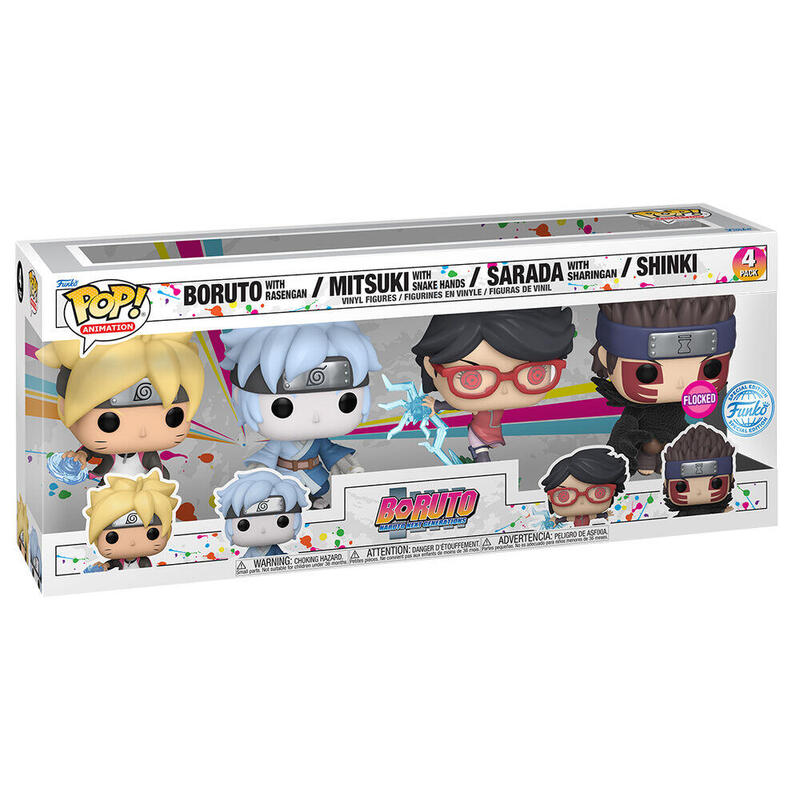 Figuras  blister 4 pop boruto exclusive