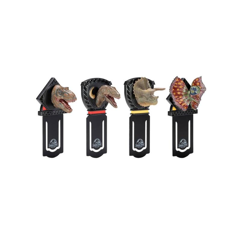 Figuras marcapÁginas de jurassic park dinosaurios