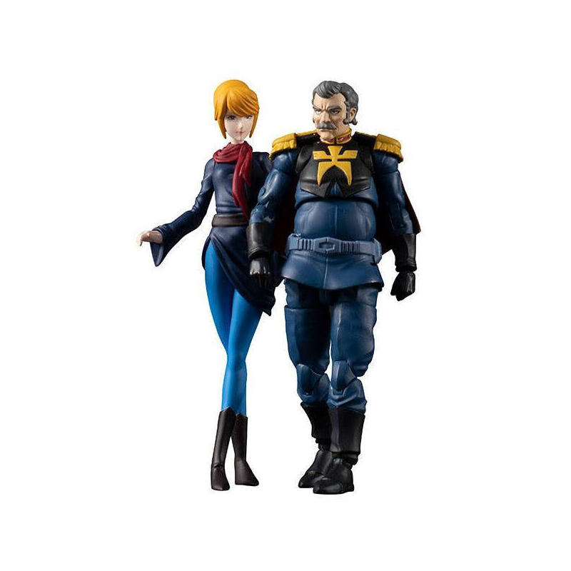 Figuras ramba ral and crowley hamon principality of zeon mobile suit gundam 17cm