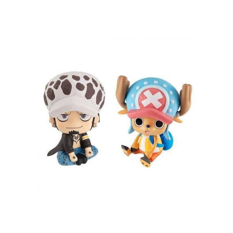 Figuras trafalgar law + tonytony chopper lookup one piece 11cm