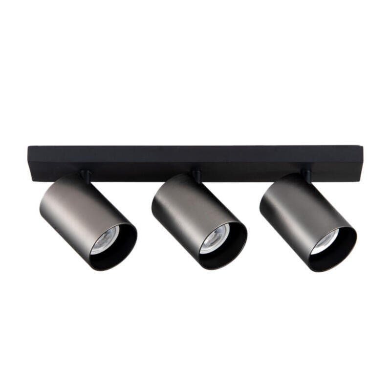 Foco inteligente yeelight (color) negro pack de 3