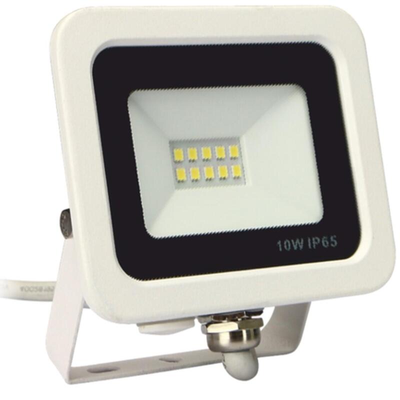 Foco proyector led silver electronics forge + proyector ip65 10w 5700k blanco