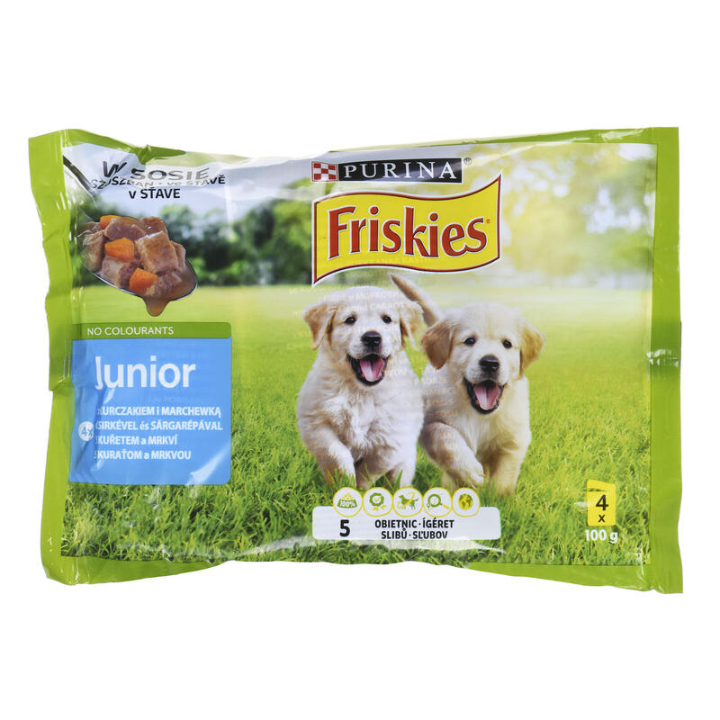 Friskies junior de pollo 4x100g