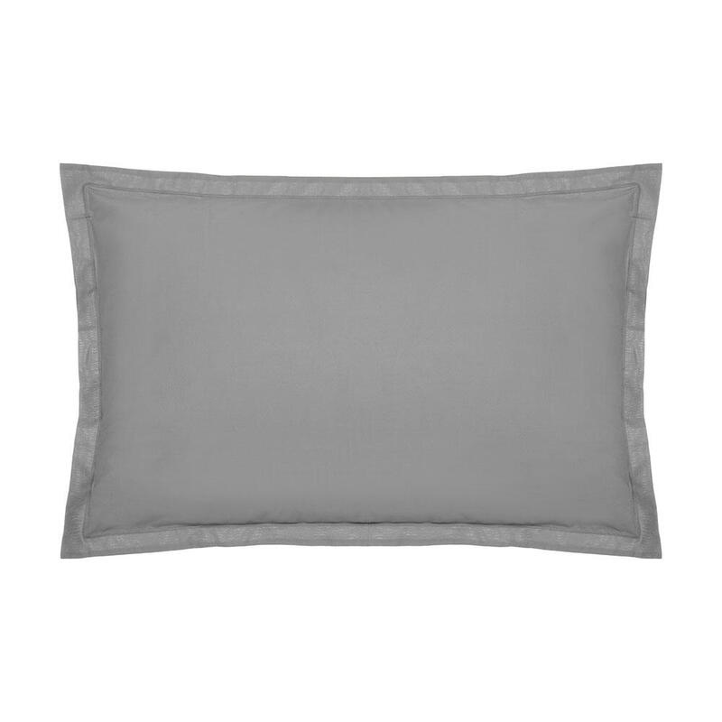 Funda de almohada color gris 70x50cm