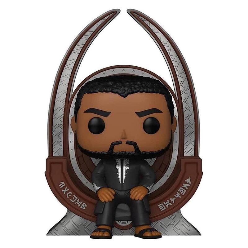 Funko pop black panther t’challa on throne (1113) dlx exclusivo