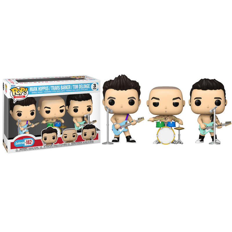 Funko pop! blink-182- pack 3 figuras – 182