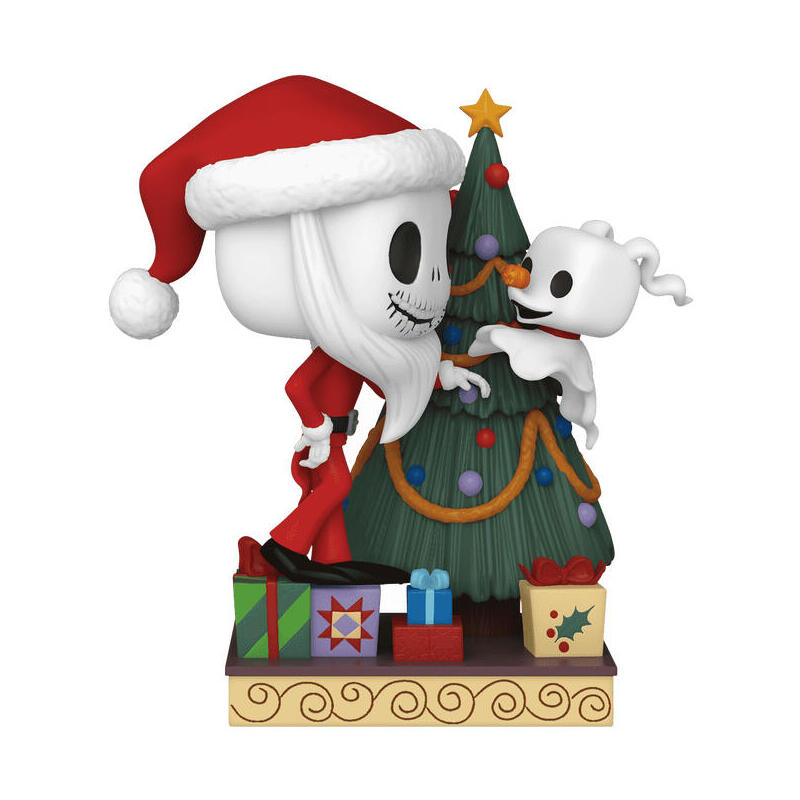 Funko pop deluxe the nightmare before christmas 30th jack & zero con arbol de navidad 72382
