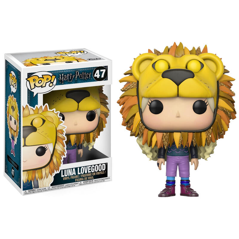 Funko pop luna with lion head (harry potter)