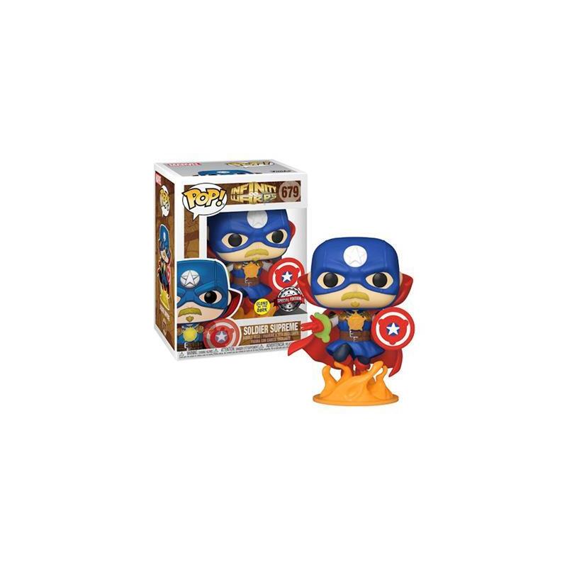 Funko pop marvel soldier supreme (gw) nº 679 -caja original-