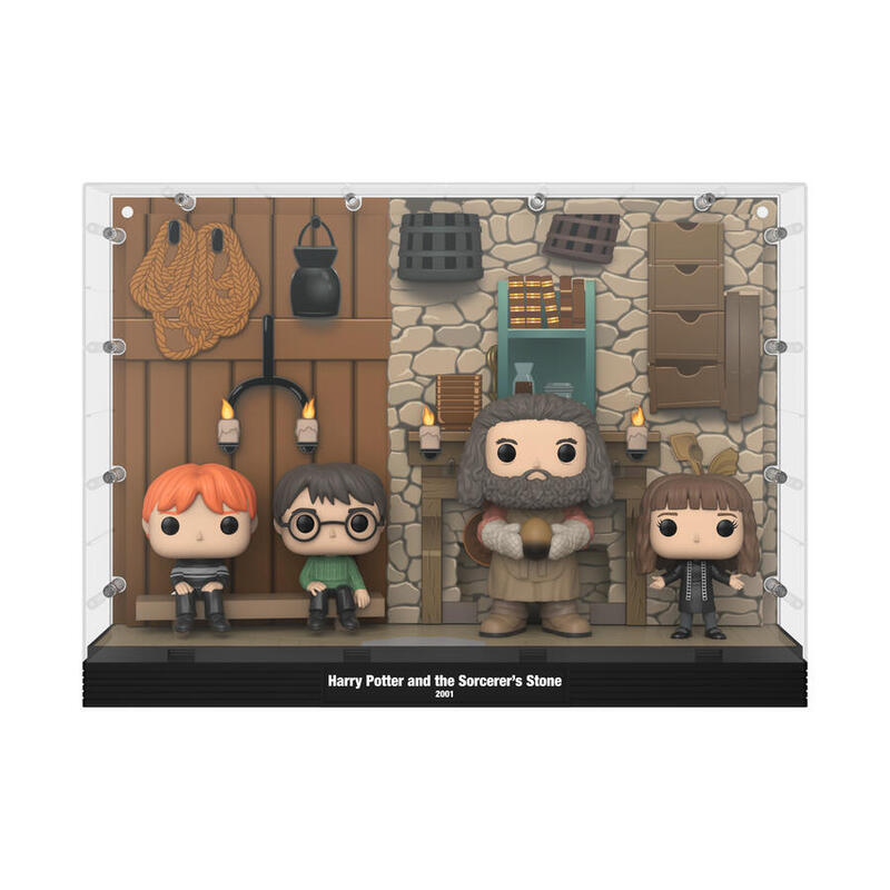 Funko pop moments deluxe cabaa de hagrid escena harry potter y la piedra filosofal 70254